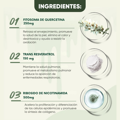 NICOTINAMIDE RIBOSIDE + RESVERATROL